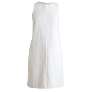 J.Crew White Denim Sleeveless Sheath Mini Dress NWT Size 2